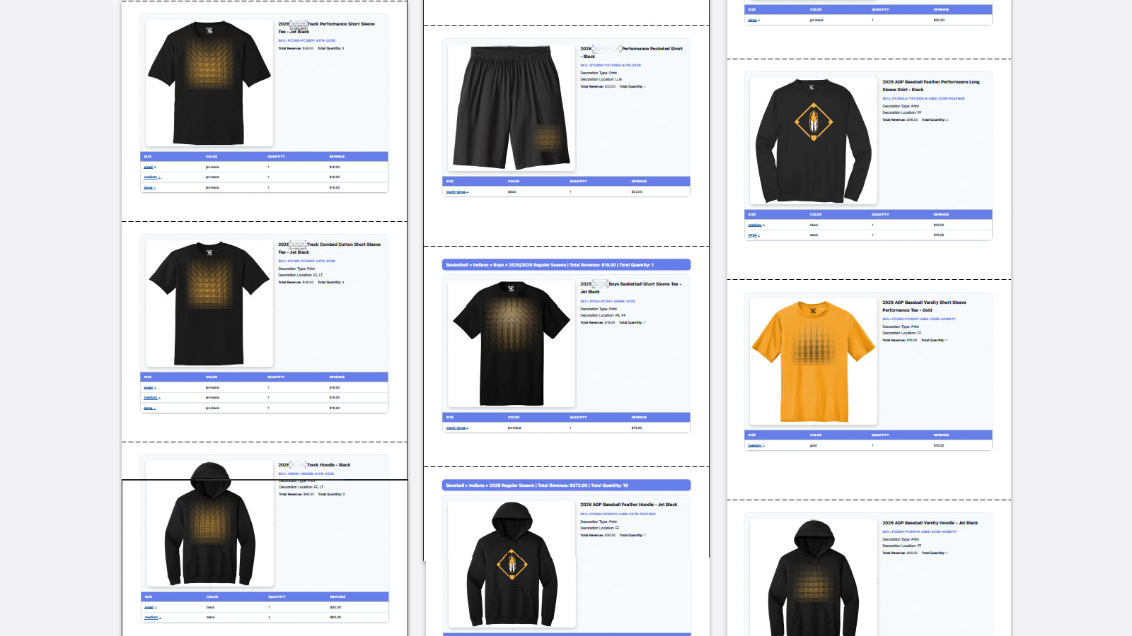 Print-ready Picklist picksheet formatted for warehouse use.